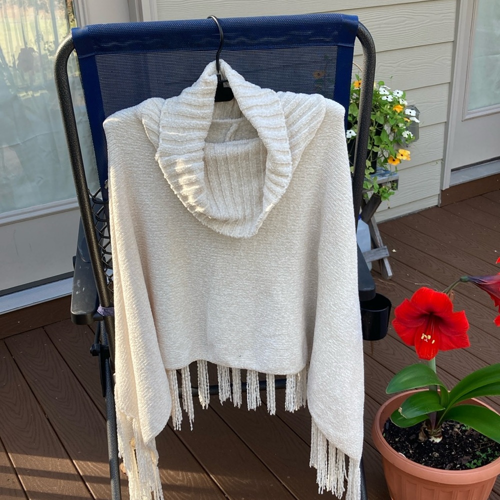 Cowl Neck Poncho OS (fits most)